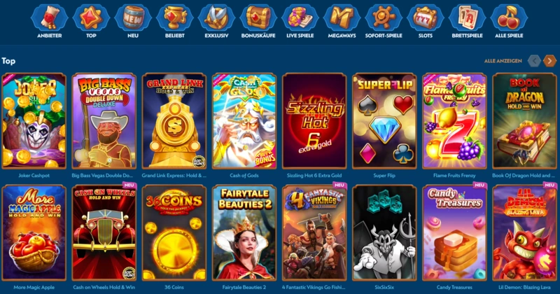 Winbay Casino Spiele